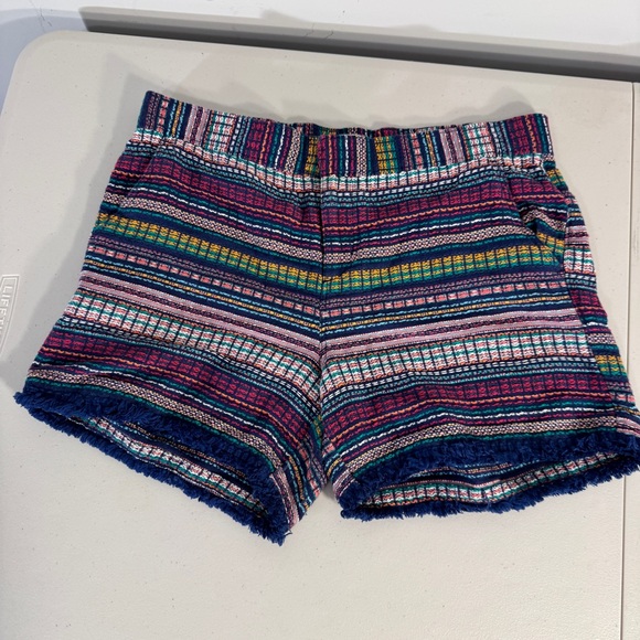 Old Navy Multicolor Striped Youth Shorts Sz 16 - Picture 1 of 7